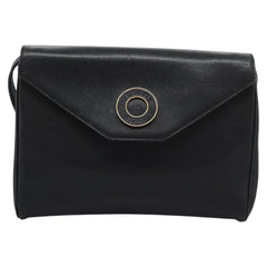 Celine Vintage Circle Logo Crossbody Bag Leather