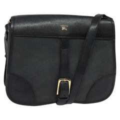 Burberry Flap Shoulder Bag Leather