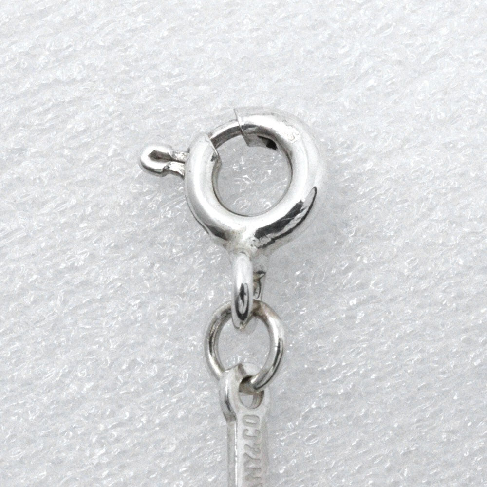 Tiffany & Co. Elsa Peretti Open Heart Pendant Necklace silver