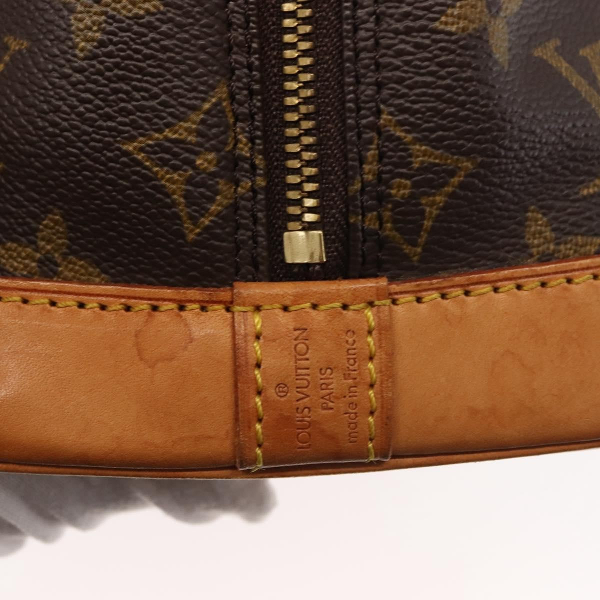 Louis Vuitton Alma Handbag Monogram Canvas