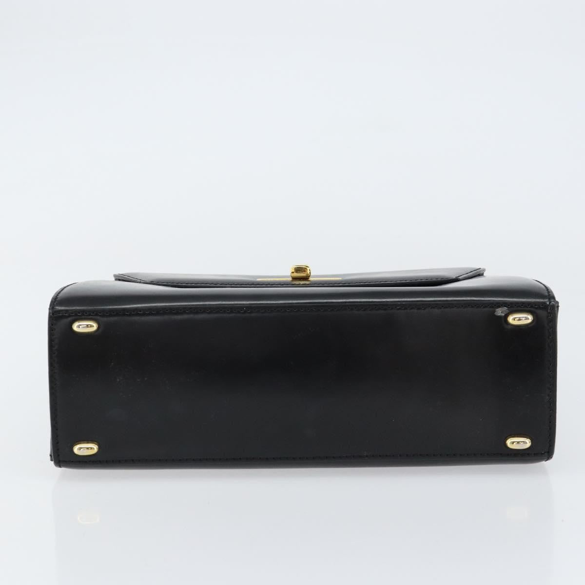 Celine Vintage Convertible Turnlock Top Handle Bag Leather
