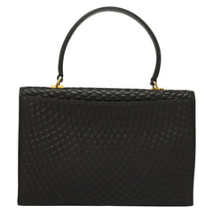 Bally Vintage Handbag Quilted Leather