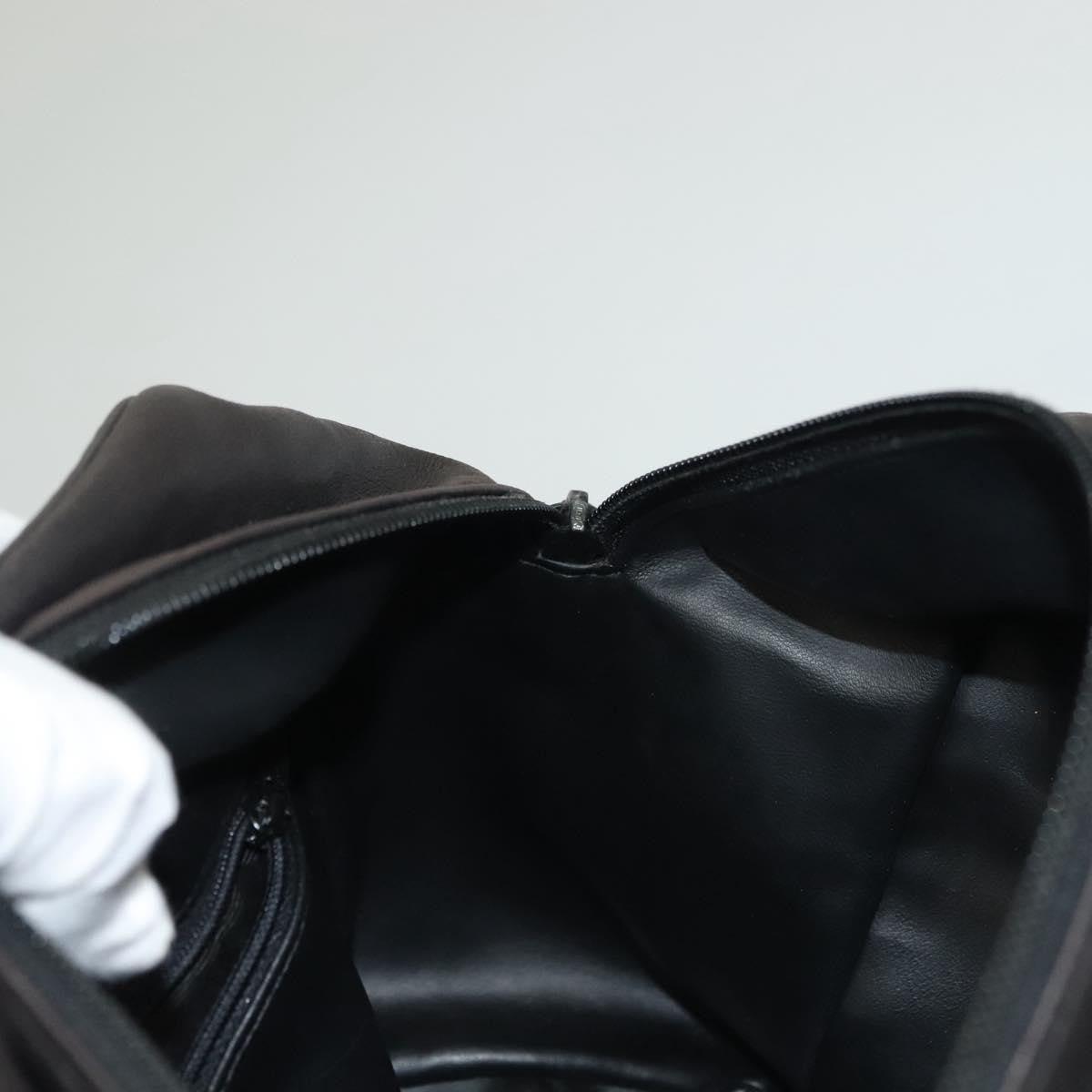 Bally Vintage Chain Shoulder Bag Quilted Leather