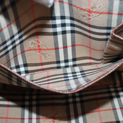 Burberry Handle Tote Leather