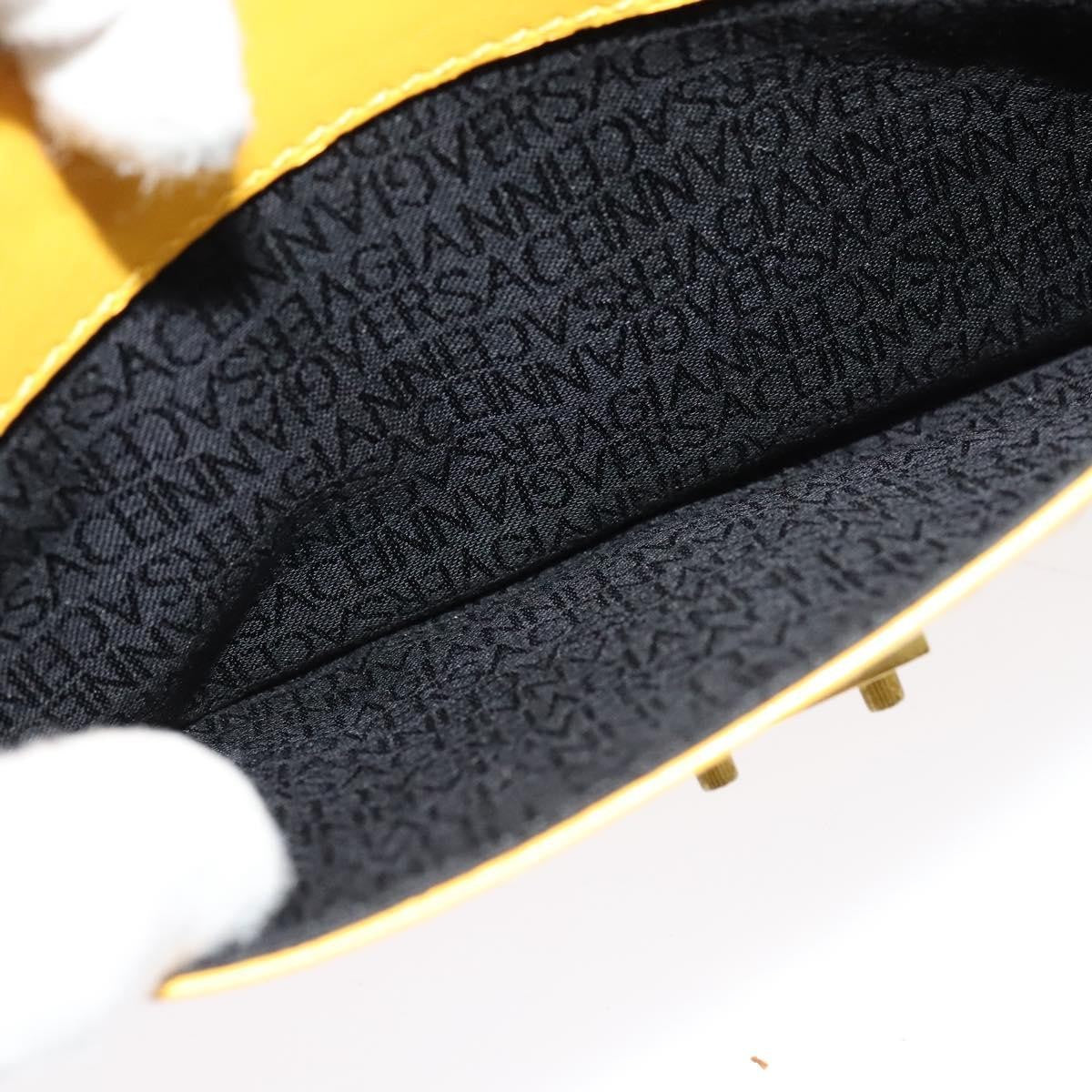 Versace Wristlet Pouch Leather