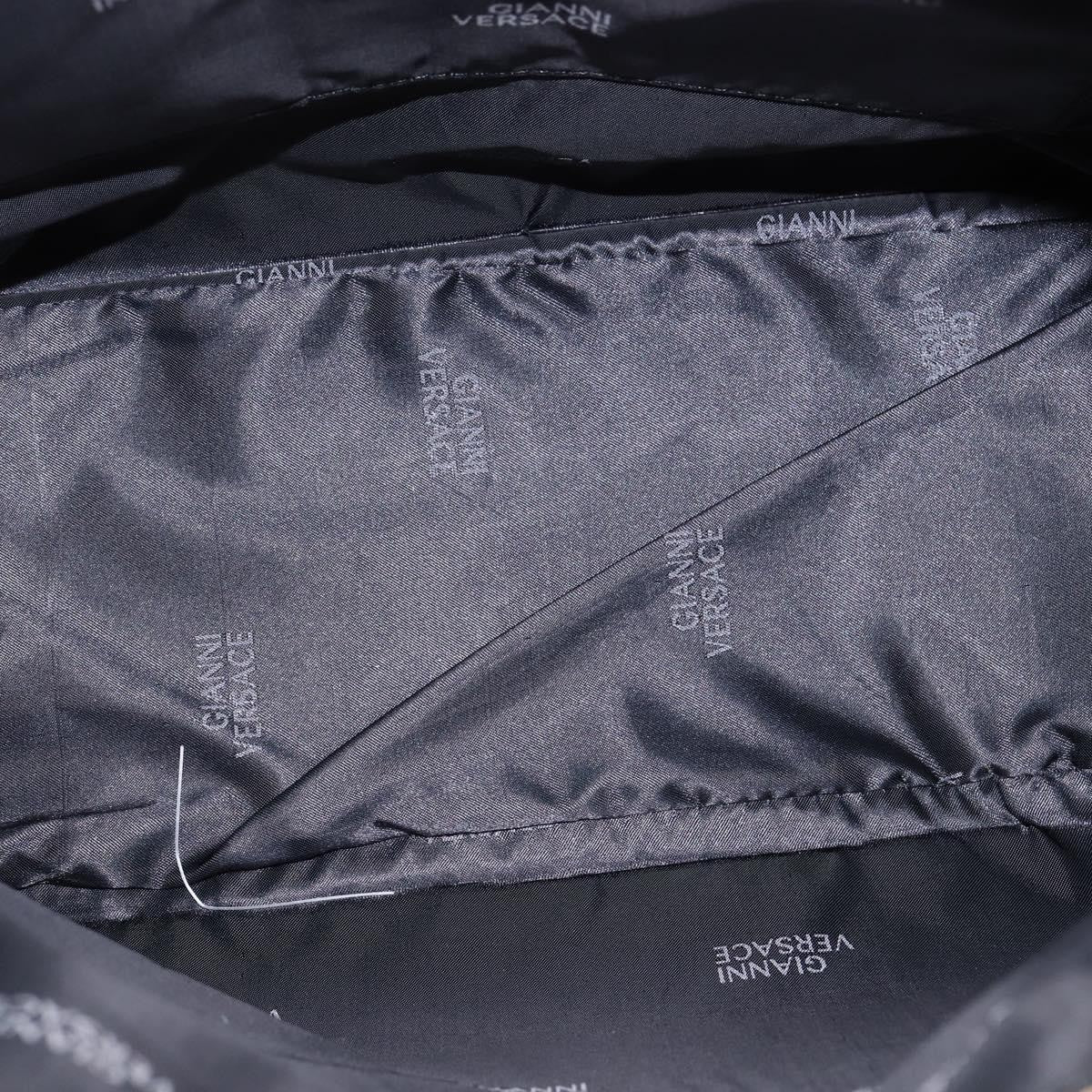 Versace Vintage Sun Zip Satchel Embossed Leather