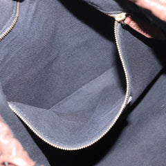 Burberry Big Crush Tote Leather and House Check Canvas