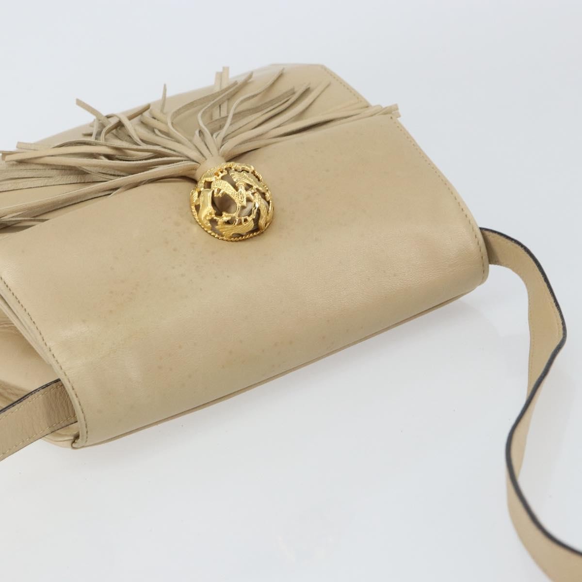 Salvatore Ferragamo Vintage Flap Shoulder Bag Leather