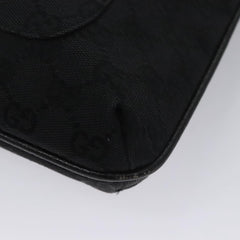 Gucci Vintage Flat Messenger Bag GG Canvas