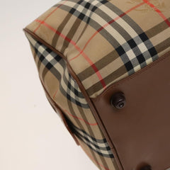 Burberry Vintage Duffle Bag Horseferry Check Canvas