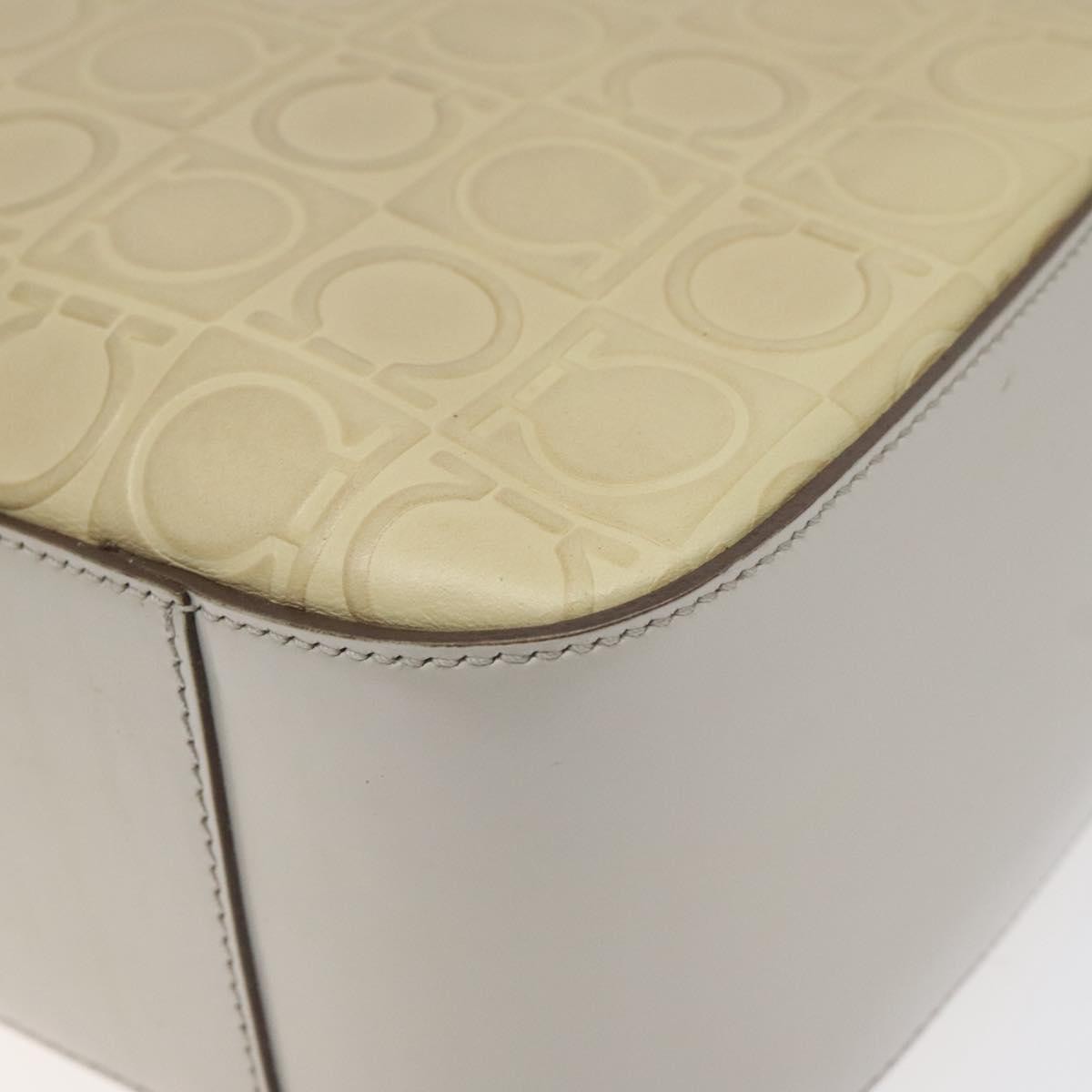 Salvatore Ferragamo Gancini Shoulder Bag Leather