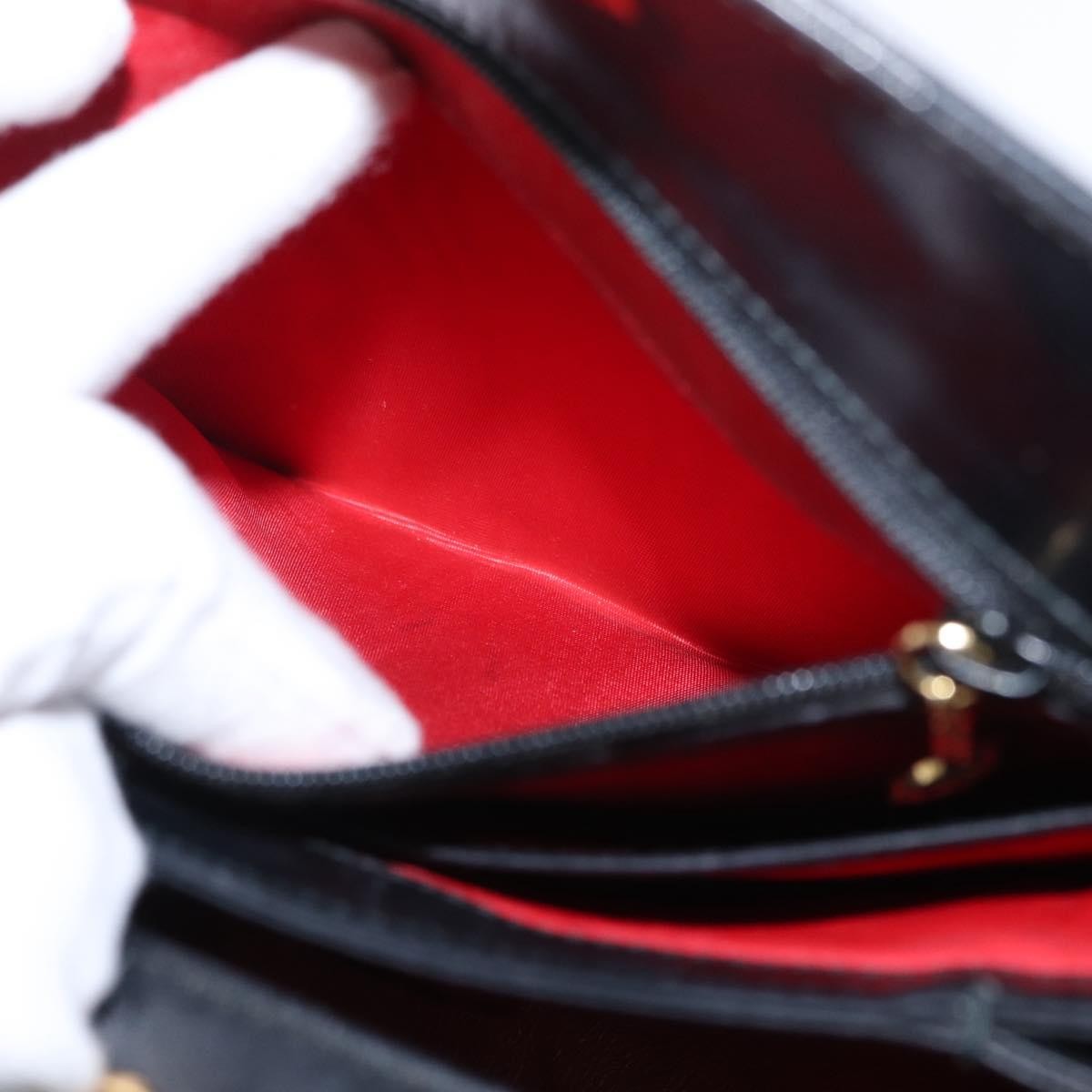 Gucci Vintage Convertible Bamboo Box Crossbody Bag Leather