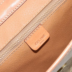 Celine Vintage Macadam Shoulder Bag Canvas