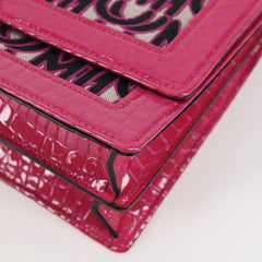 Miu Miu Chain Shoulder Bag Canvas