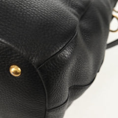Prada Top Zip Convertible Tote Vitello Daino