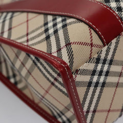 Burberry Nova Check Tote Canvas and Leather