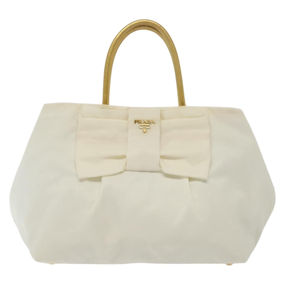 Prada Bow Tote Tessuto with Leather