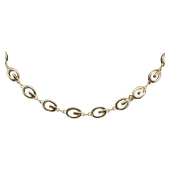 Givenchy Rounded G Link Choker Necklace Metal