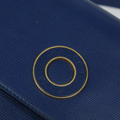 Celine Vintage Circle Logo Crossbody Bag Leather