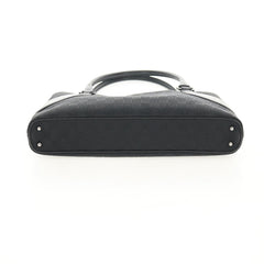 Gucci Vintage Ring Tote GG Canvas with Leather