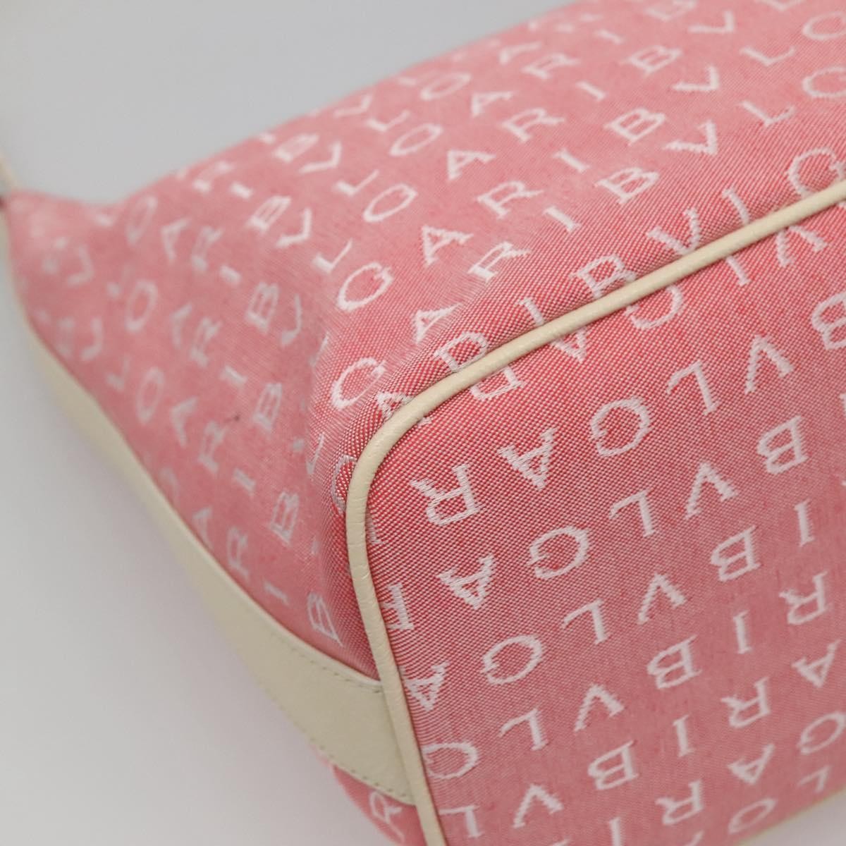 Bvlgari B.Zero1 Logomania Bag Canvas with Leather