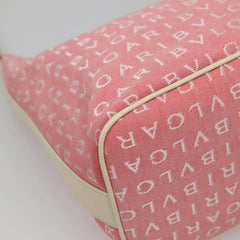 Bvlgari B.Zero1 Logomania Bag Canvas with Leather