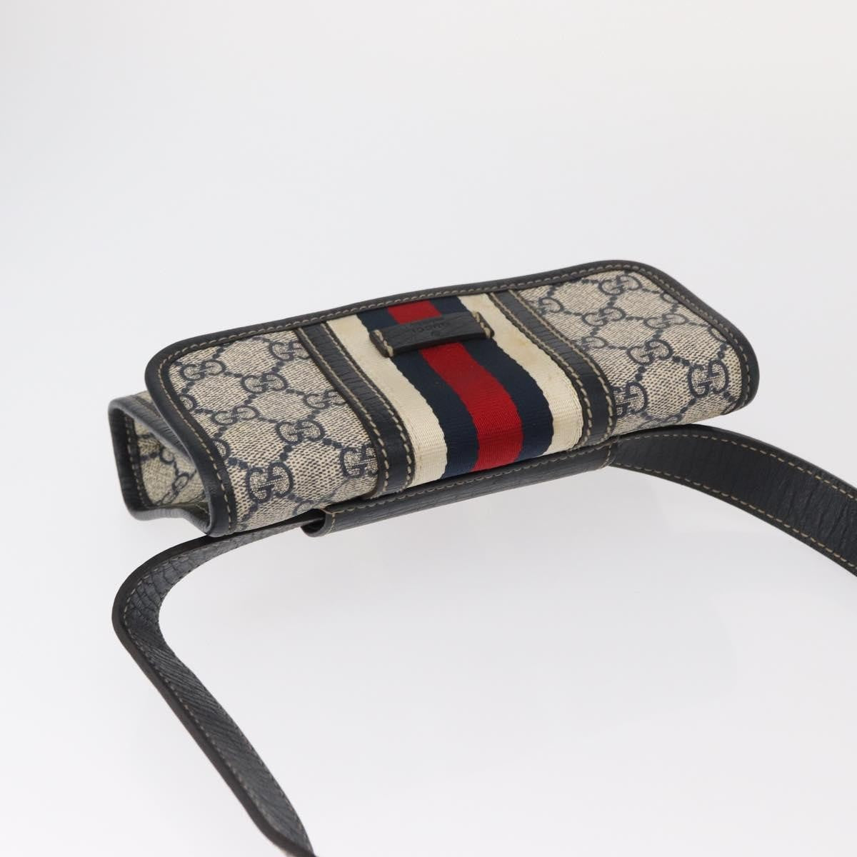 Gucci Vintage Web Belt Bag GG Coated Canvas