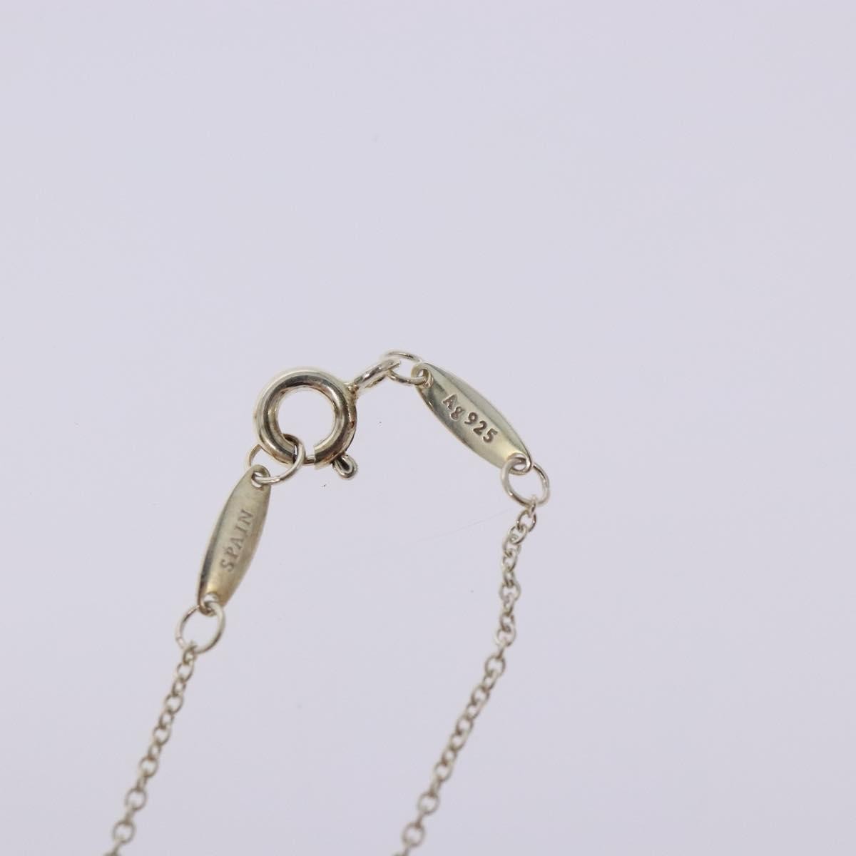 Tiffany & Co. Elsa Peretti Open Heart Pendant Necklace Sterling Silver