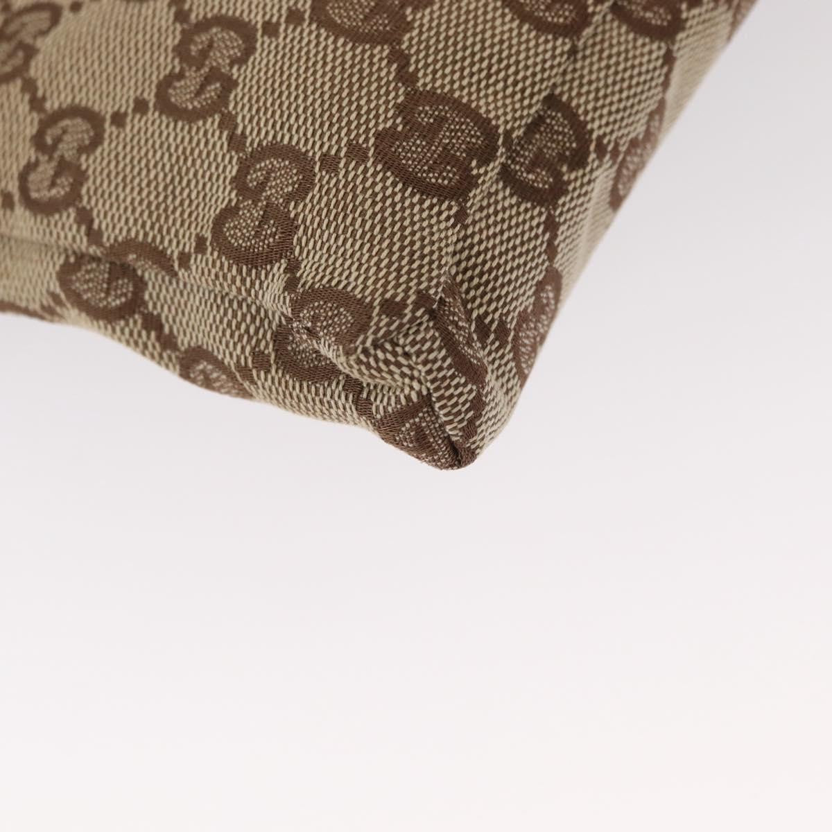 Gucci Vintage Double Belt Bag GG Canvas with Leather