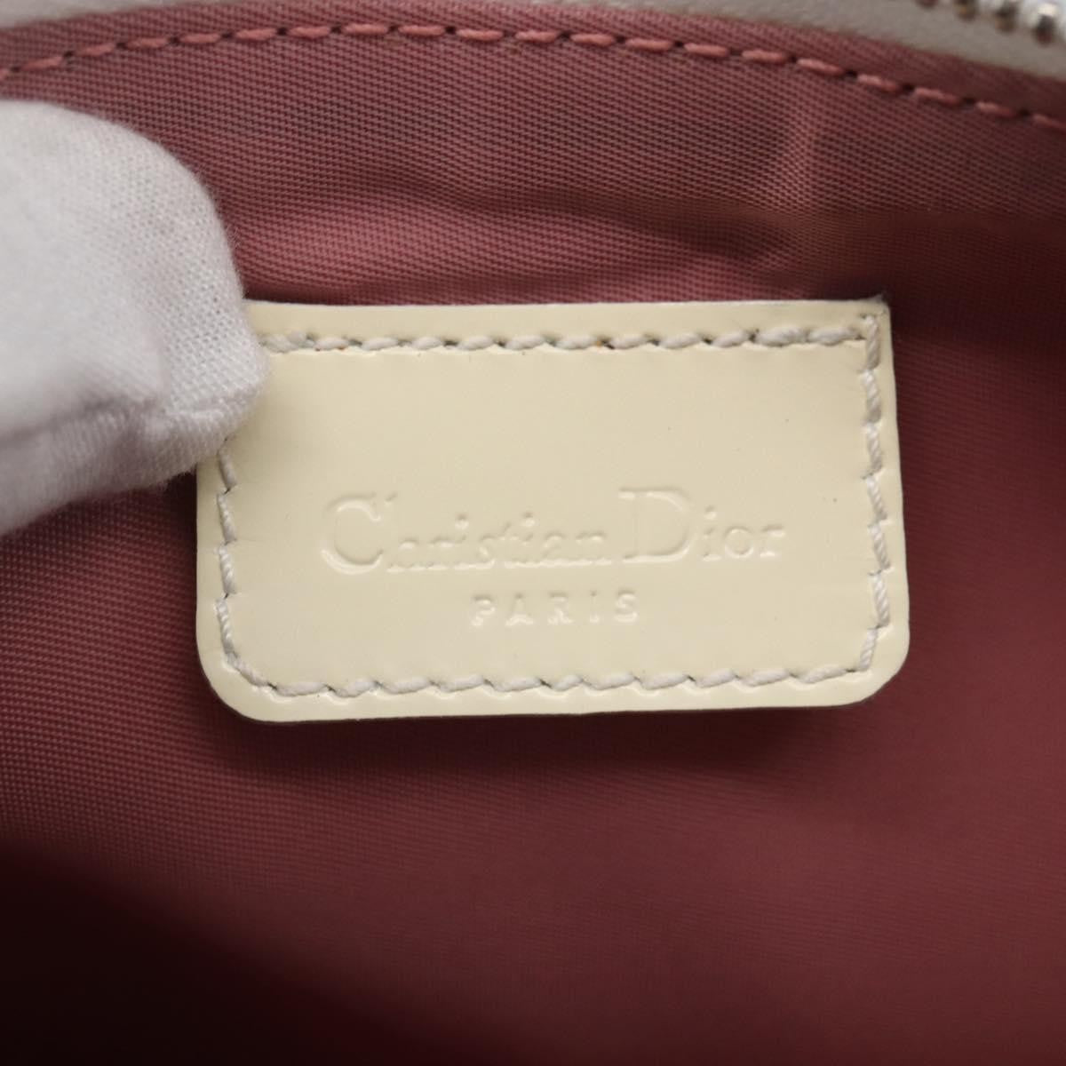 Christian Dior Vintage Saddle Bag Diorissimo Canvas