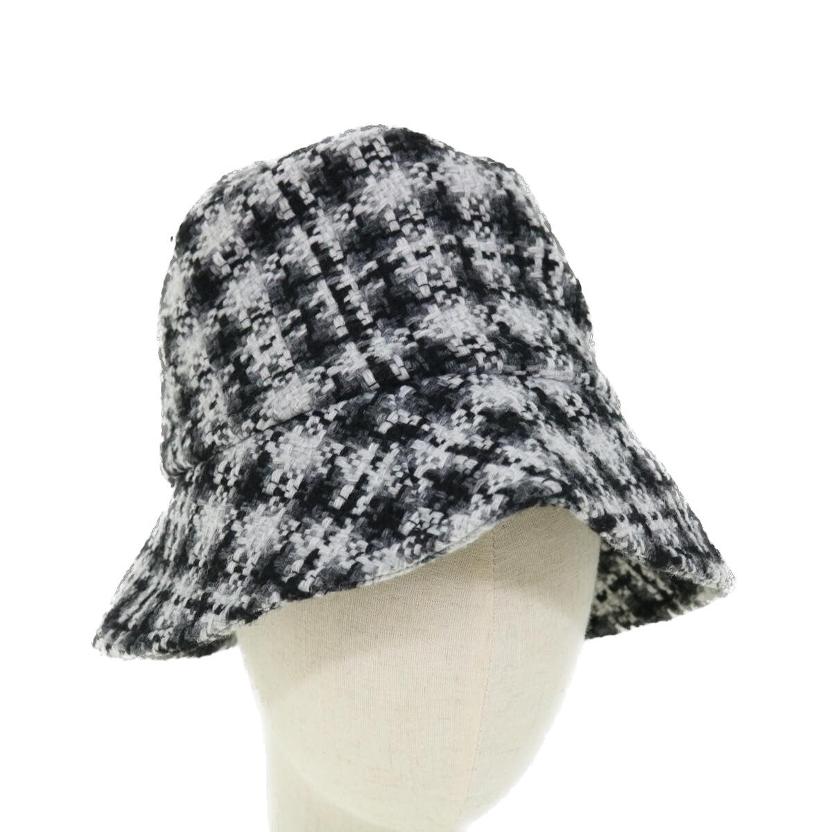 Chanel Beaded CC Bucket Hat Wool