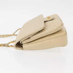 Bally Vintage Chain Shoulder Bag Quilted Leather