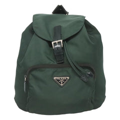 Prada Front Pocket Buckle Backpack Nylon