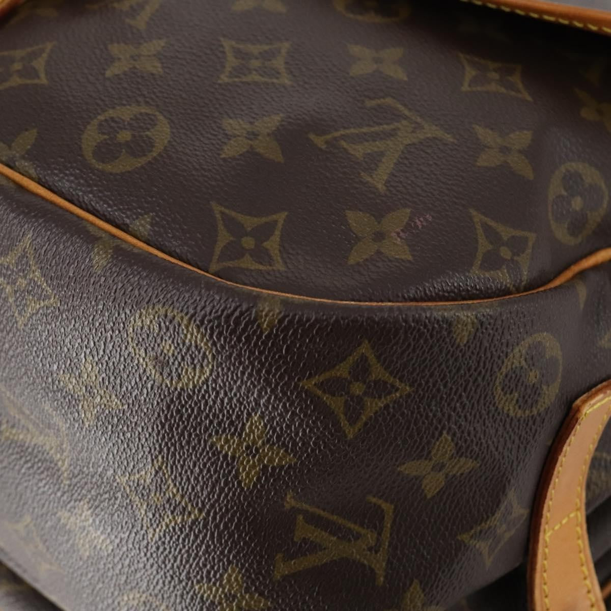 Louis Vuitton Saumur Handbag Monogram Canvas