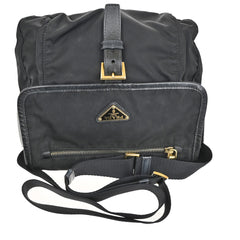 Prada Buckle Messenger Bag Tessuto