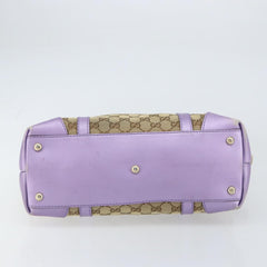 Gucci Lovely Heart Interlocking G Tote GG Canvas