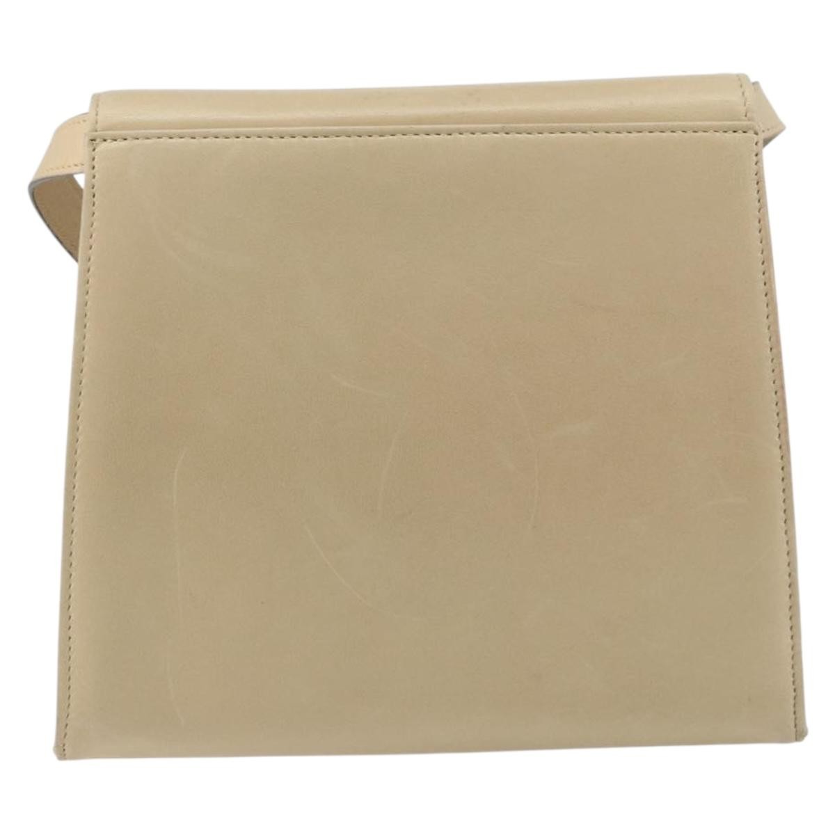 Salvatore Ferragamo Vintage Flap Shoulder Bag Leather