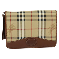 Burberry Nova check Pochette Canvas