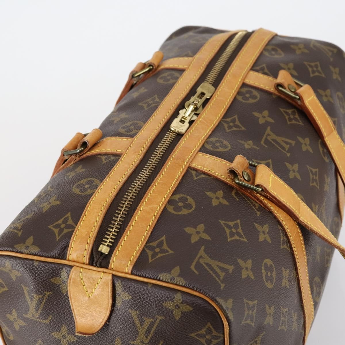 Louis Vuitton Sac Souple Handbag Monogram Canvas