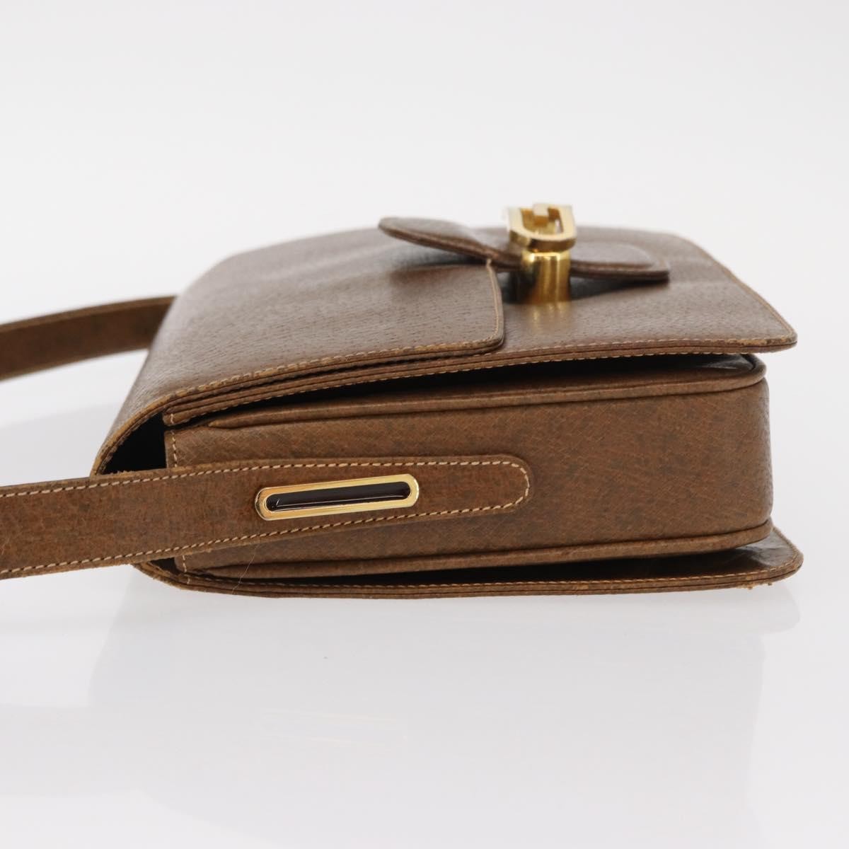 Gucci Vintage Flap Shoulder Bag Leather