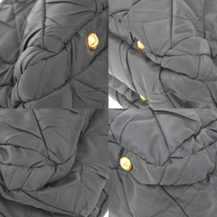 Prada Convertible Side Pocket Tote Chevron Tessuto