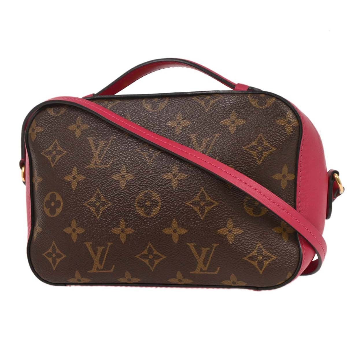 Louis Vuitton Saintonge Handbag Monogram Canvas with Leather
