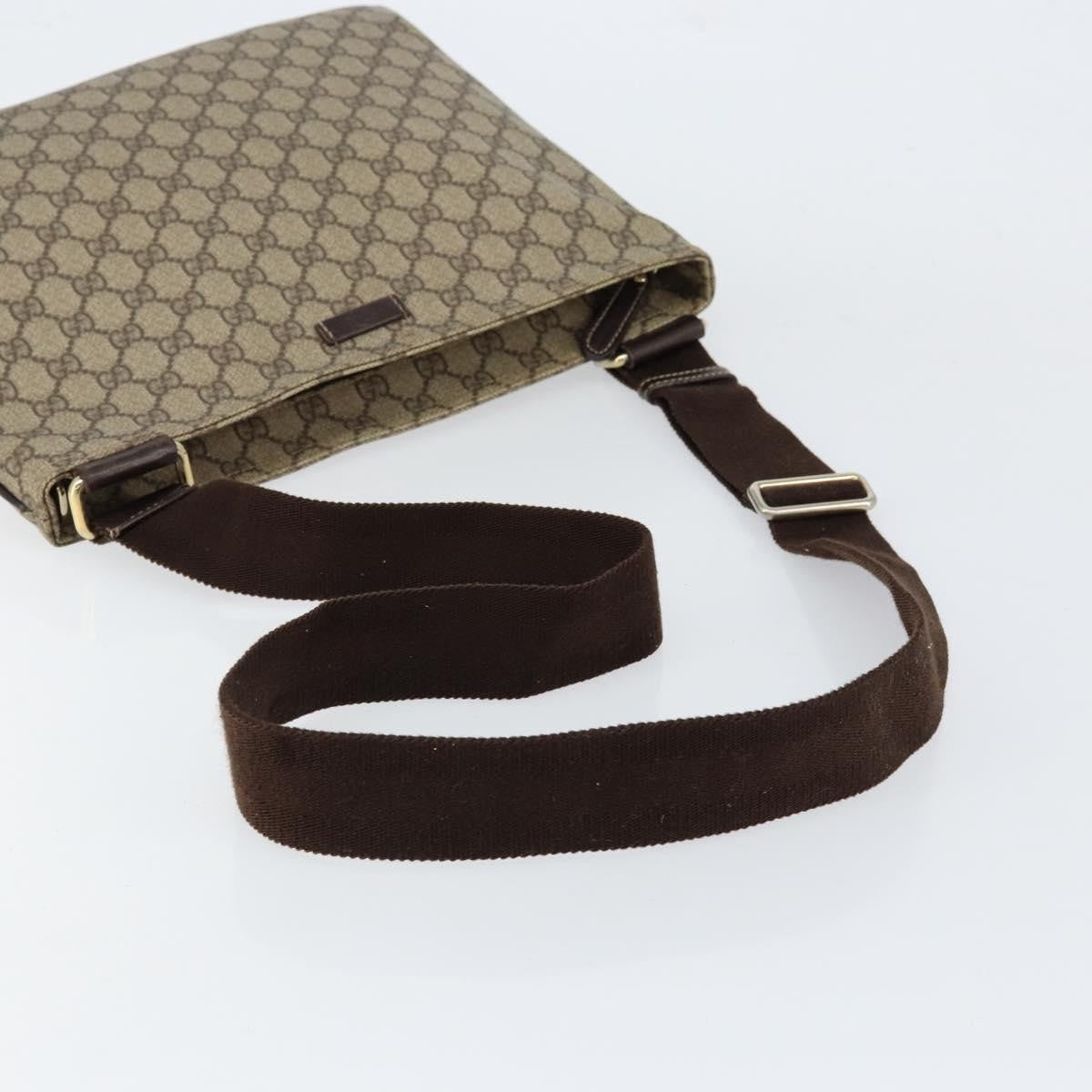 Gucci Flat Messenger Bag GG Canvas