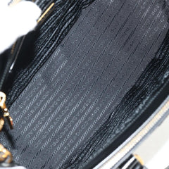 Prada Double Zip Lux Tote Vernice Saffiano Leather