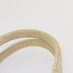 Prada Canapa Tote Rhinestone Embellished Canvas