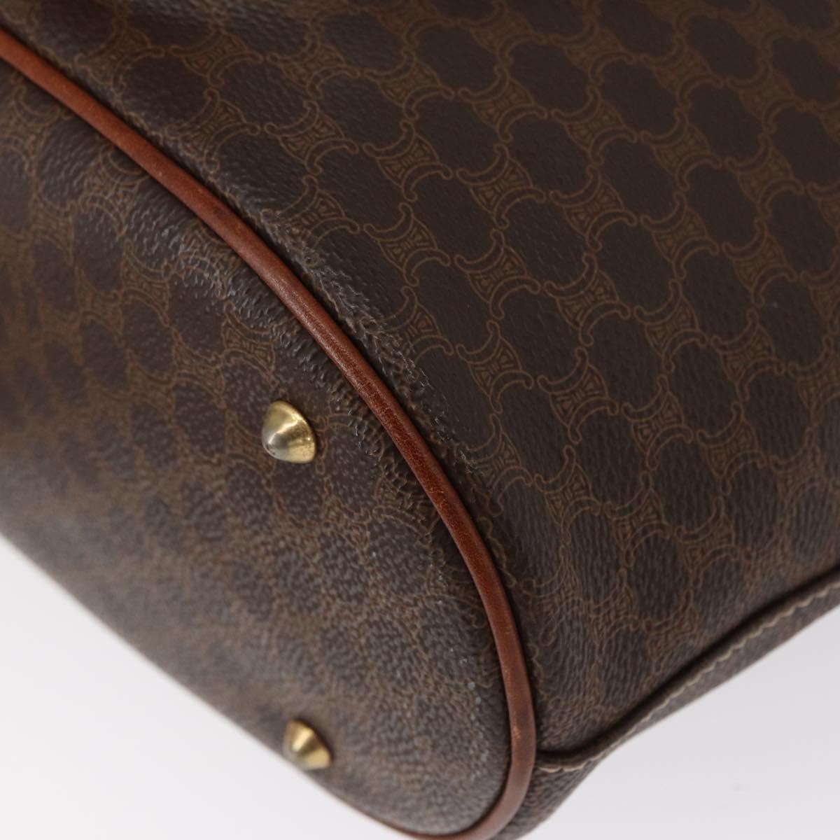 Celine Vintage Macadam Tote bag Canvas and Leather