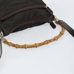 Gucci Vintage Bamboo Handle Bag Nylon