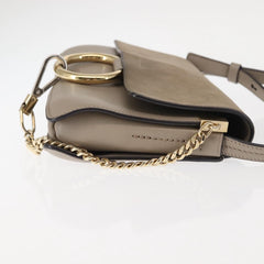 Chloe Faye Shoulder Bag Leather and Suede