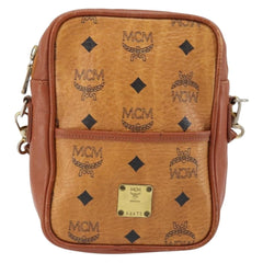 MCM Visetos Shoulder bag Canvas and Leather