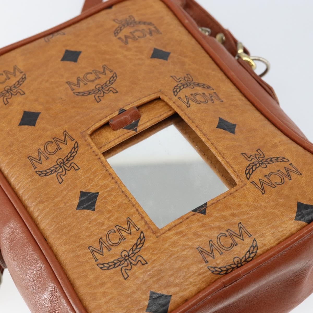 MCM Visetos Shoulder bag Canvas and Leather